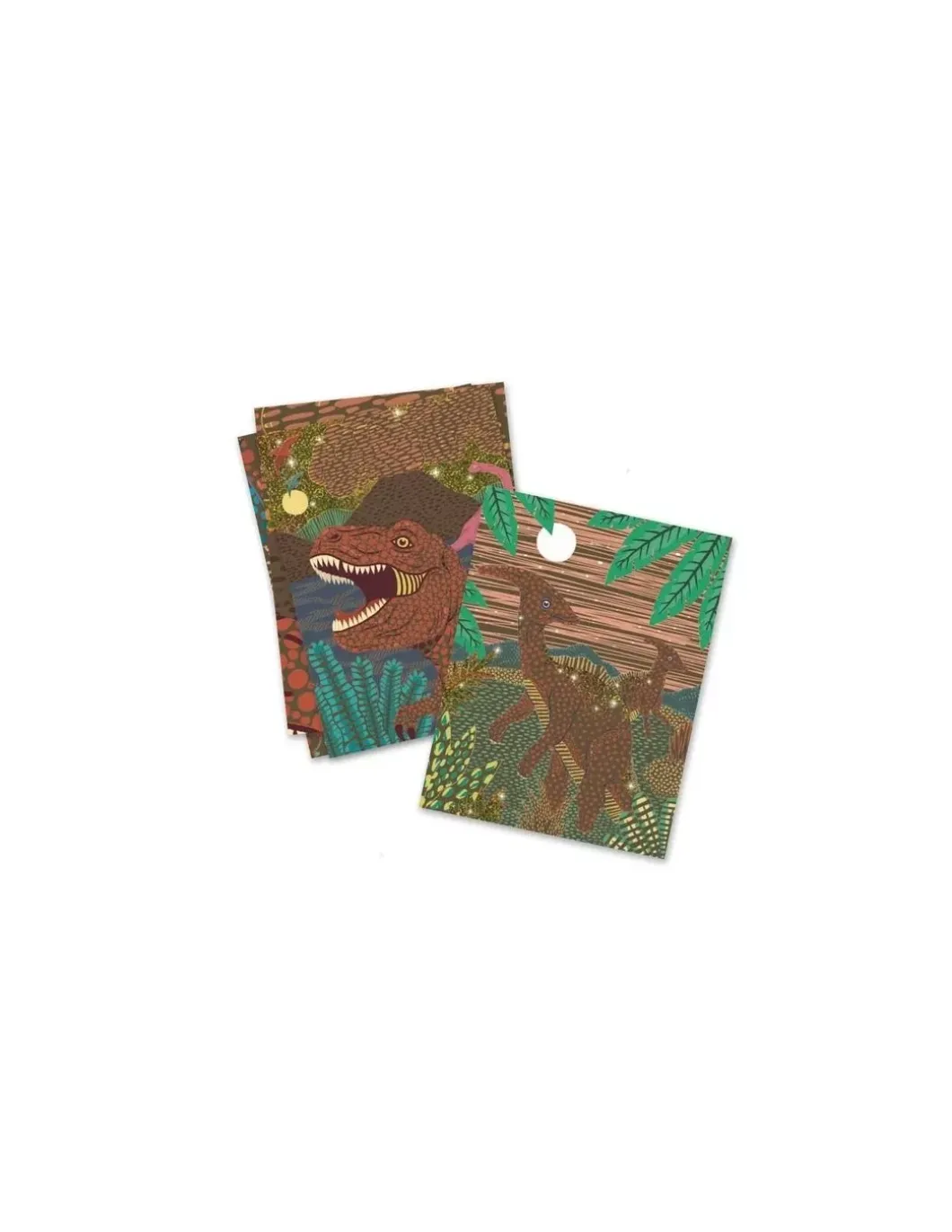 Cartes à gratter dinosaures - Djeco