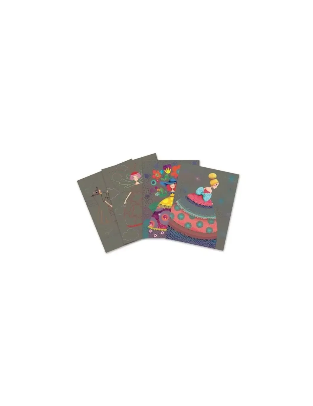 Cartes à gratter le bal des coquettes - Djeco