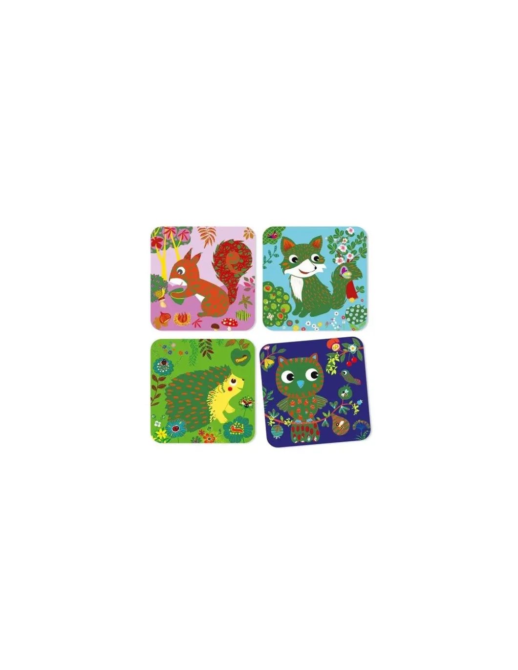Cartes à gratter petites bêtes - Djeco