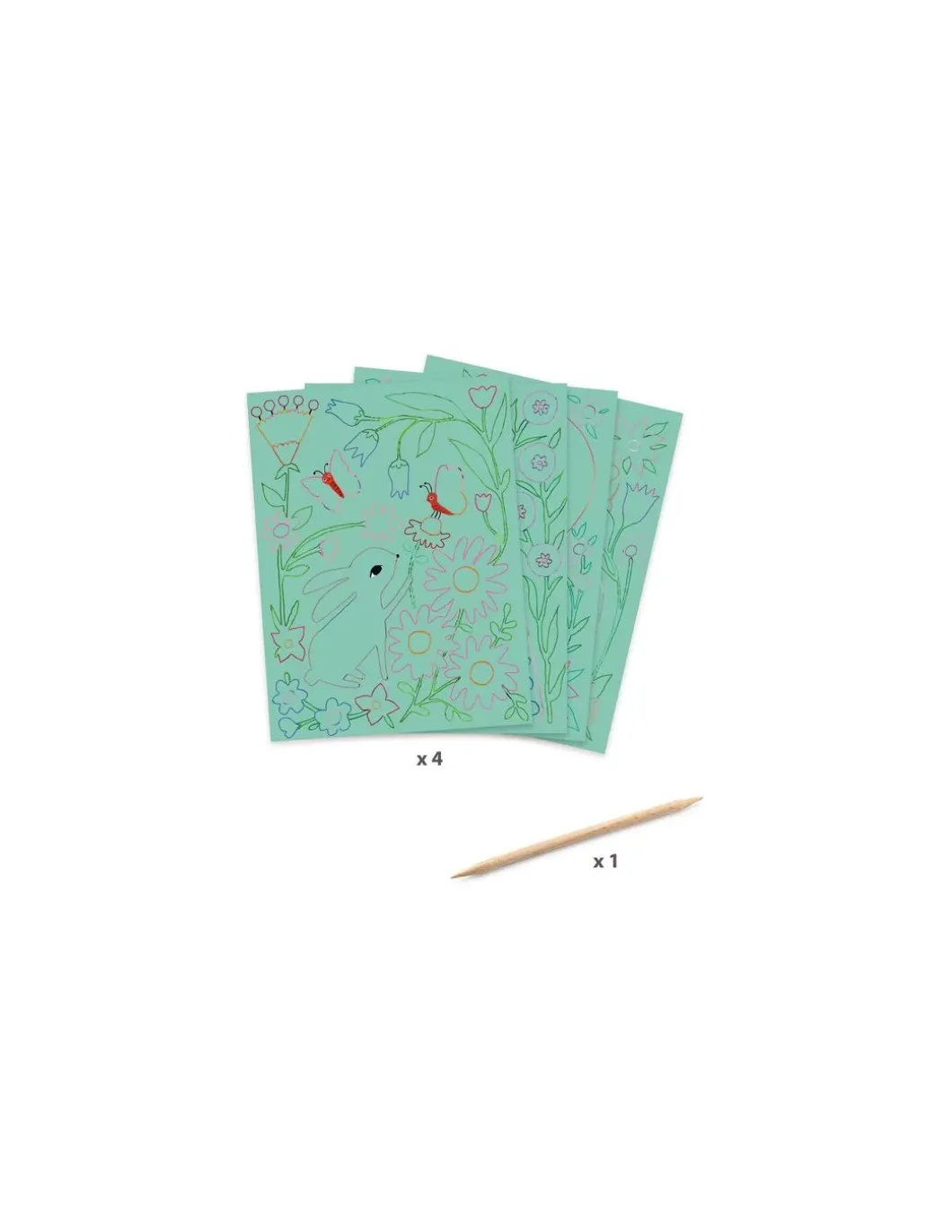 Cartes à gratter Rencontres - Djeco
