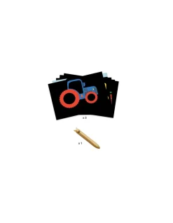 Cartes à gratter Véhicules à découvrir - Djeco