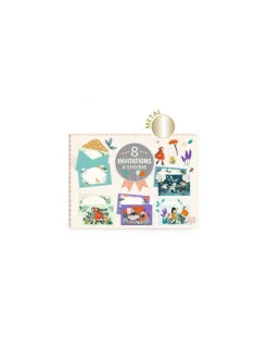 Cartes d'invitation Copines du jardin - Djeco