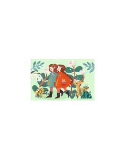 Cartes d'invitation Copines du jardin - Djeco