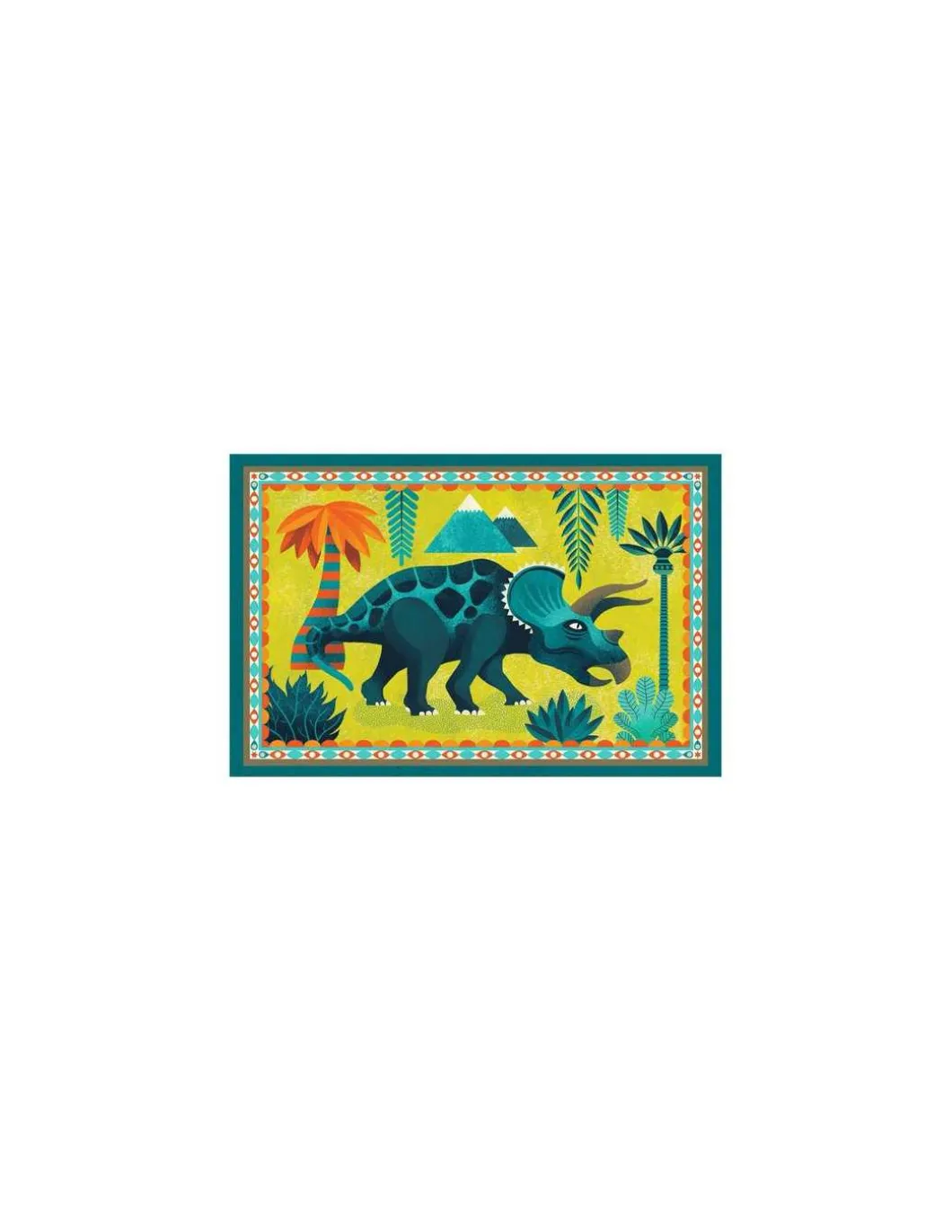 Cartes d'invitation Cric croc Dino Rock - Djeco