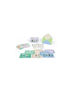 Cartes d'invitation Fanfare des animaux - Djeco