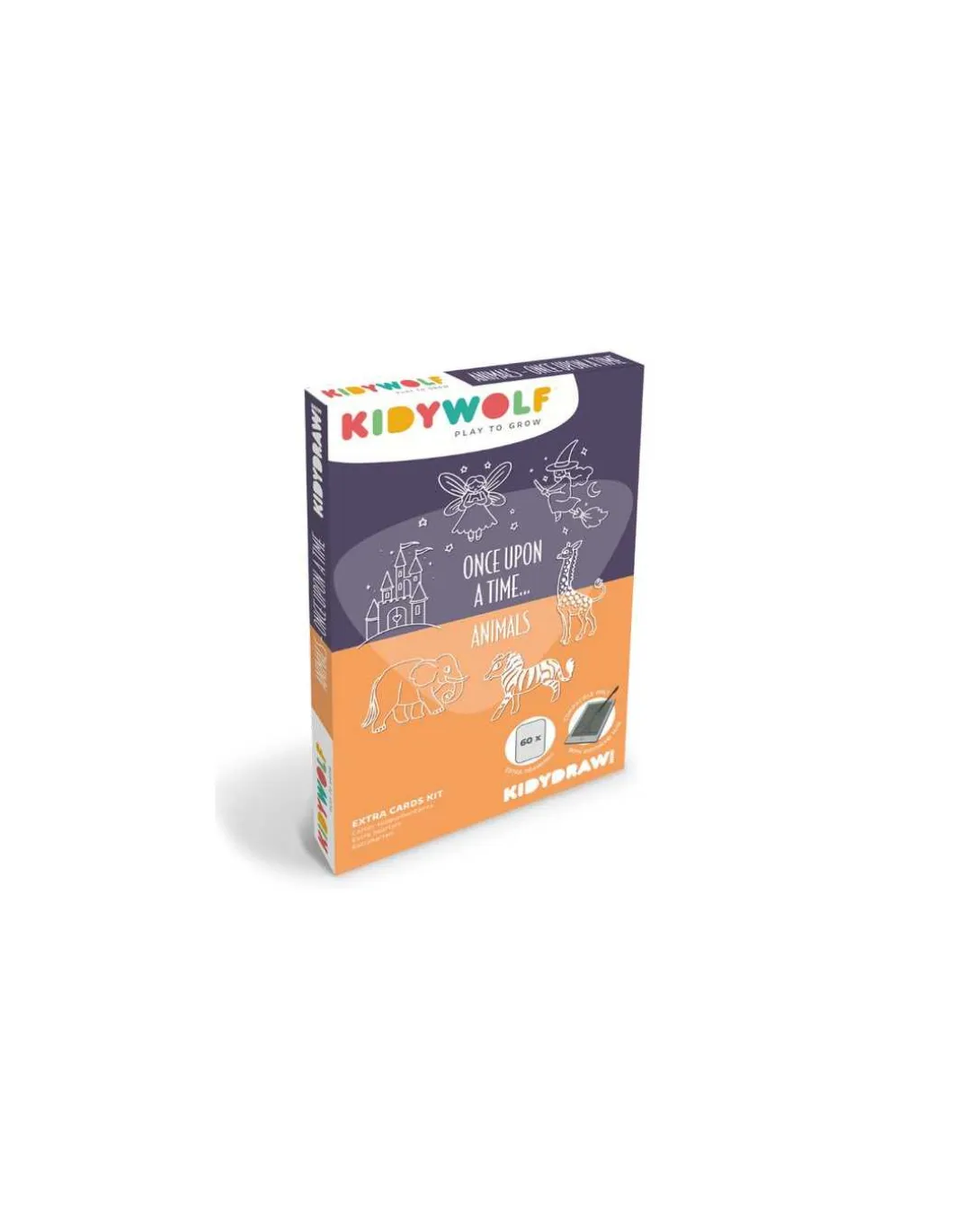 Cartes Kidydraw Mini Il était une fois et Animaux - Kidywolf