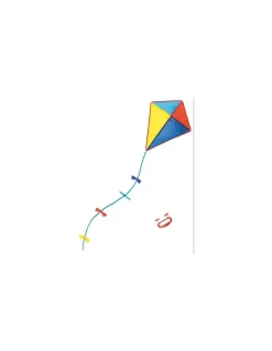 Cerf volant multicolore - Moulin Roty
