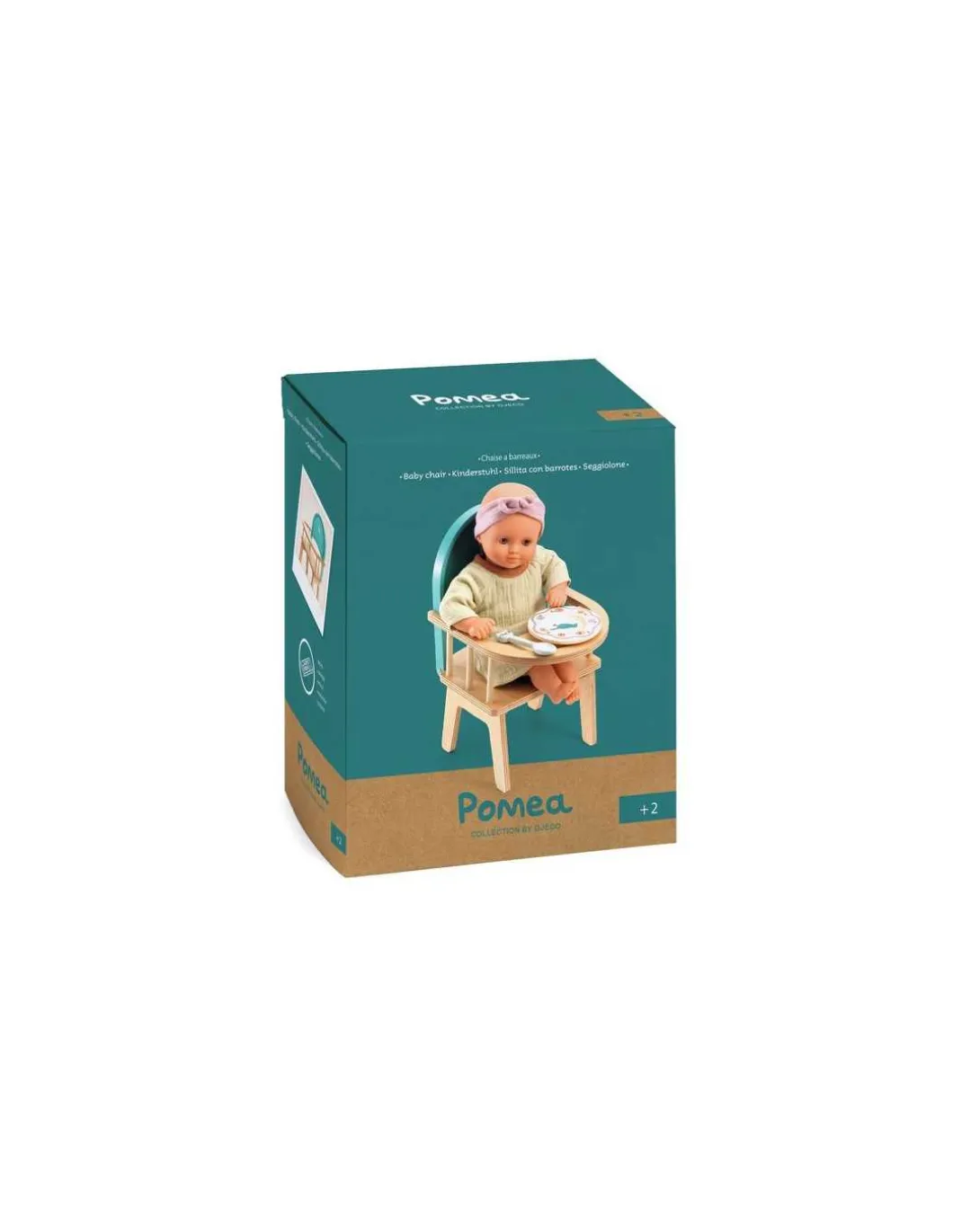 Chaise à barreaux pour poupée Pomea - Djeco