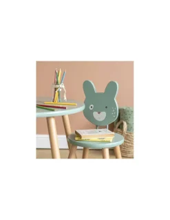 Chaise sauge Trois petits lapins - Moulin Roty
