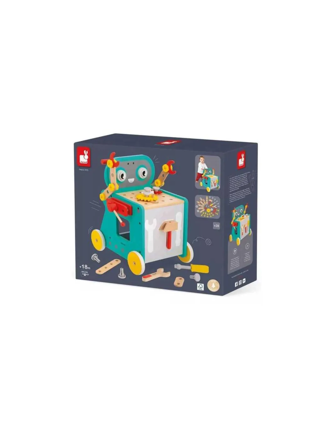 Chariot Robot Brico'Kids - Janod