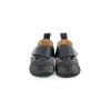 Chaussons cuir chat noir Les moustaches 6/12 m - Moulin Roty