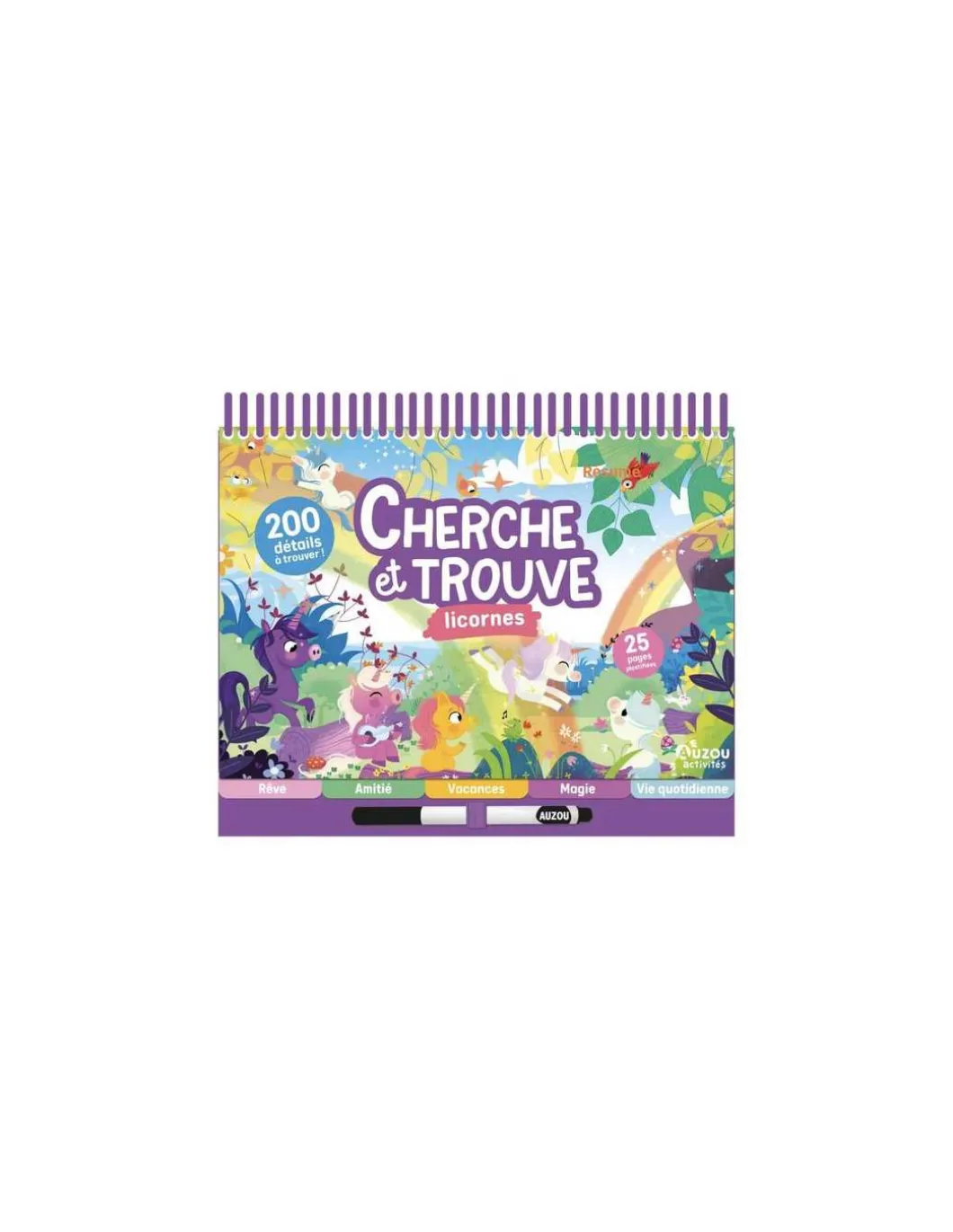 Cherche et trouve licornes - Auzou