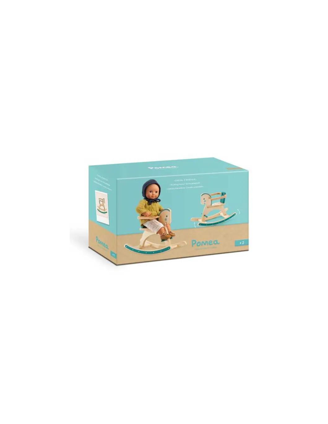 Cheval à bascule pour poupée Pomea - Djeco