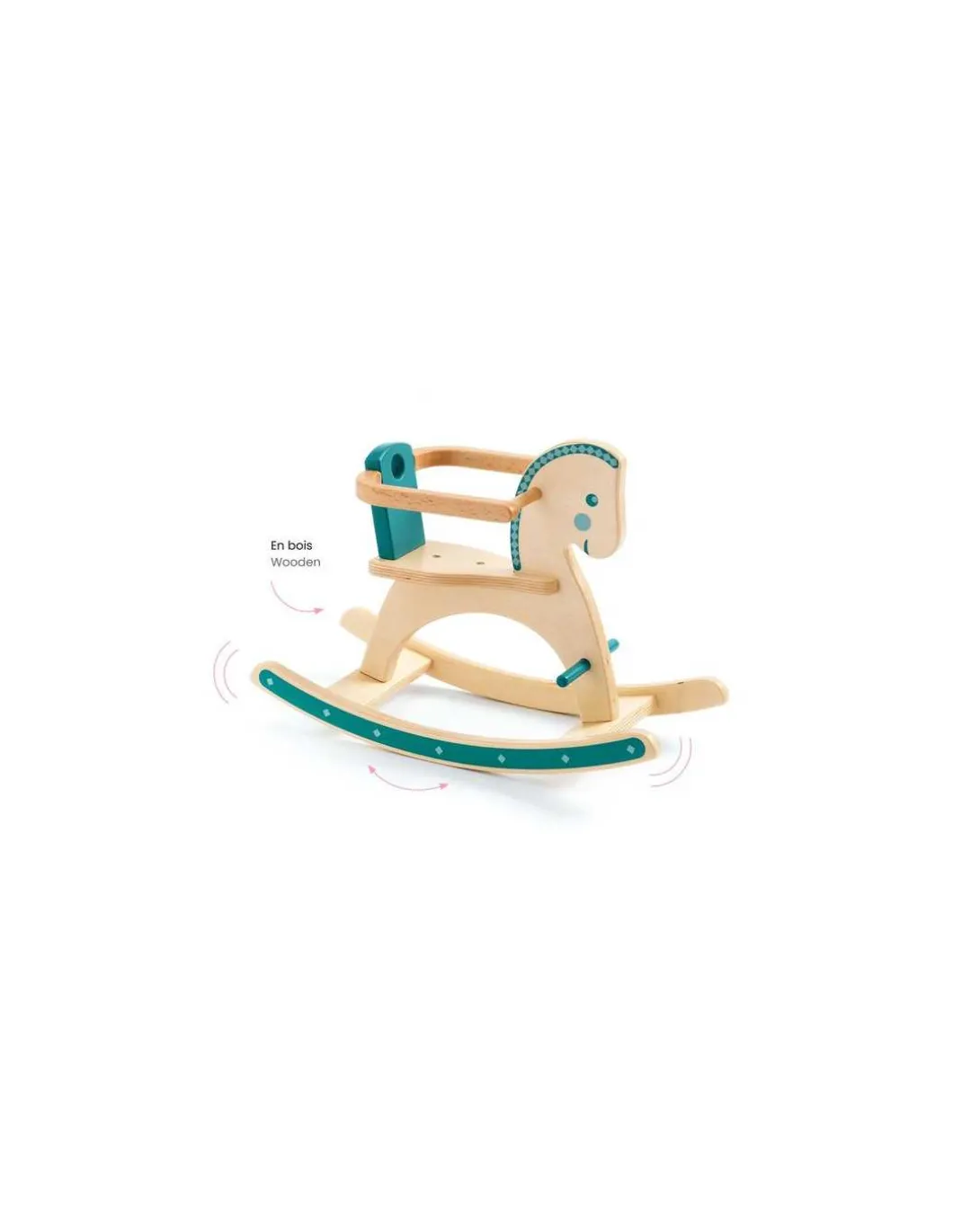 Cheval à bascule pour poupée Pomea - Djeco