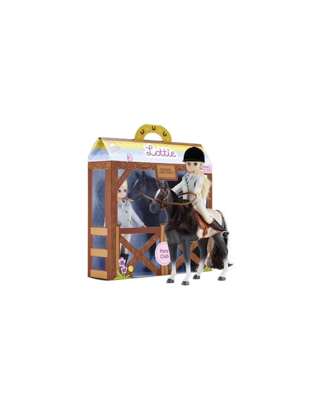 Cheval et poupée Lottie Poney Club