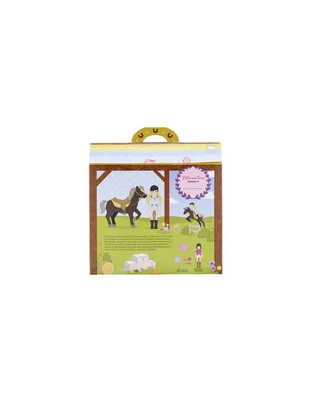 Cheval et poupée Lottie Poney Club