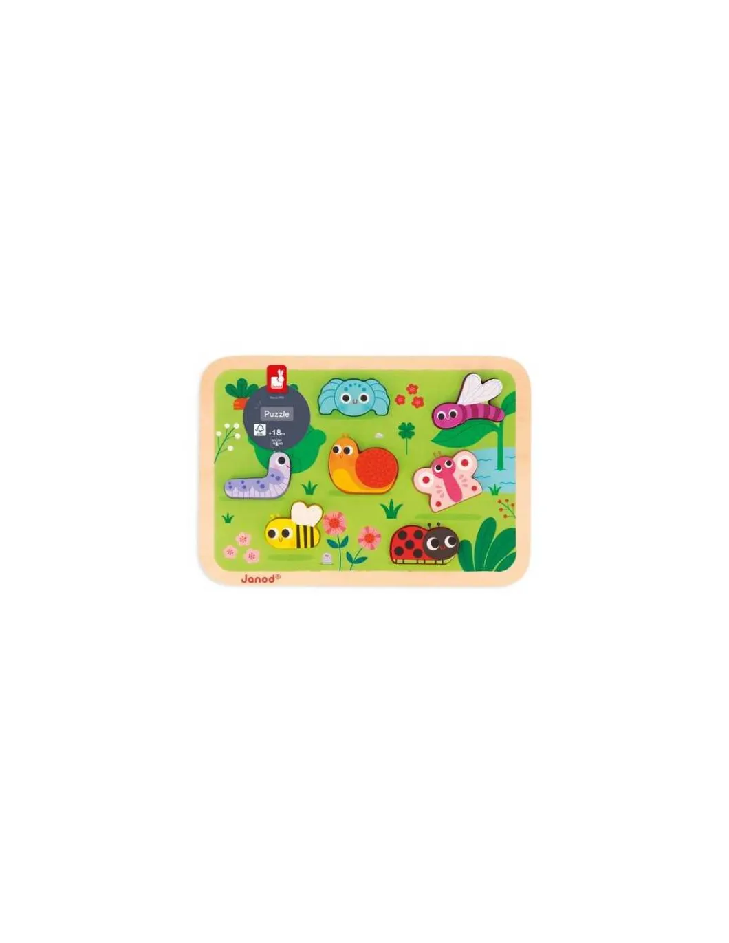 Chunky puzzle Le jardin - Janod