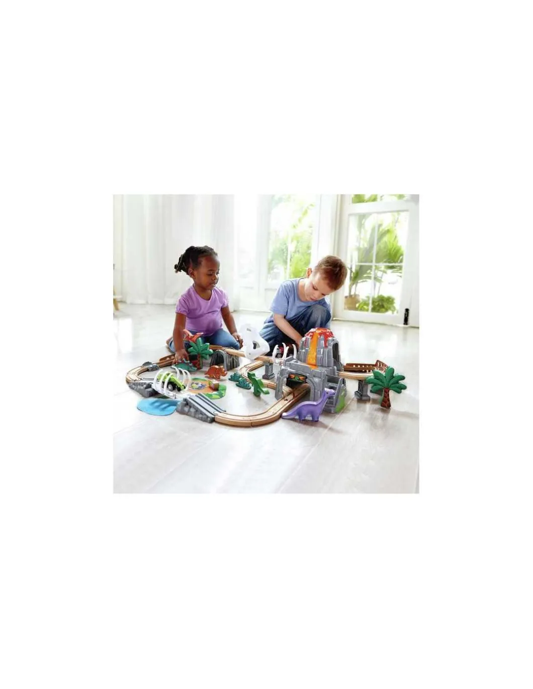 Circuit de train Dino Adventure - Hape