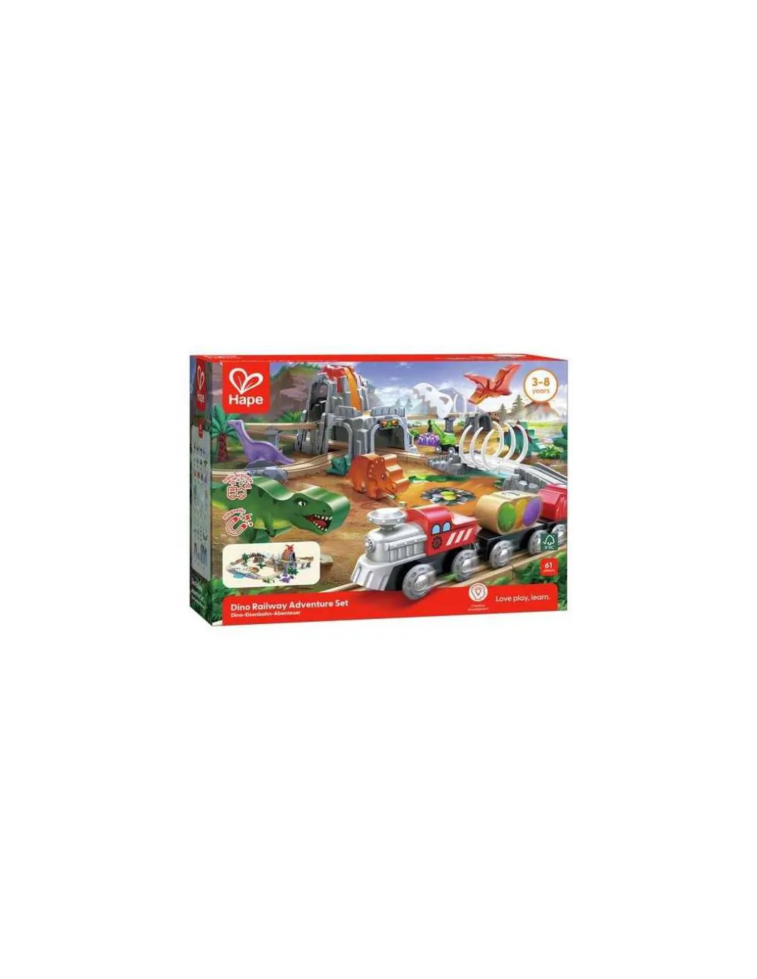 Circuit de train Dino Adventure - Hape