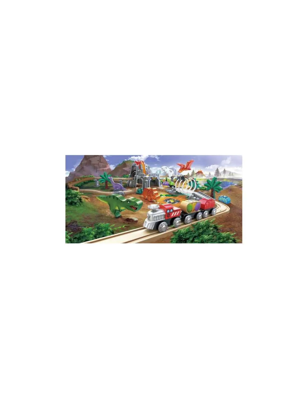 Circuit de train Dino Adventure - Hape