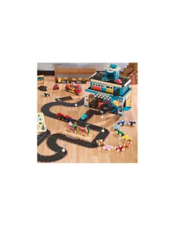 Circuit réversible Vilacity 42 pièces + 2 voitures - Vilac
