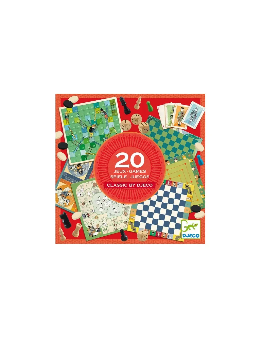 Classic box boîte de 20 jeux - Djeco