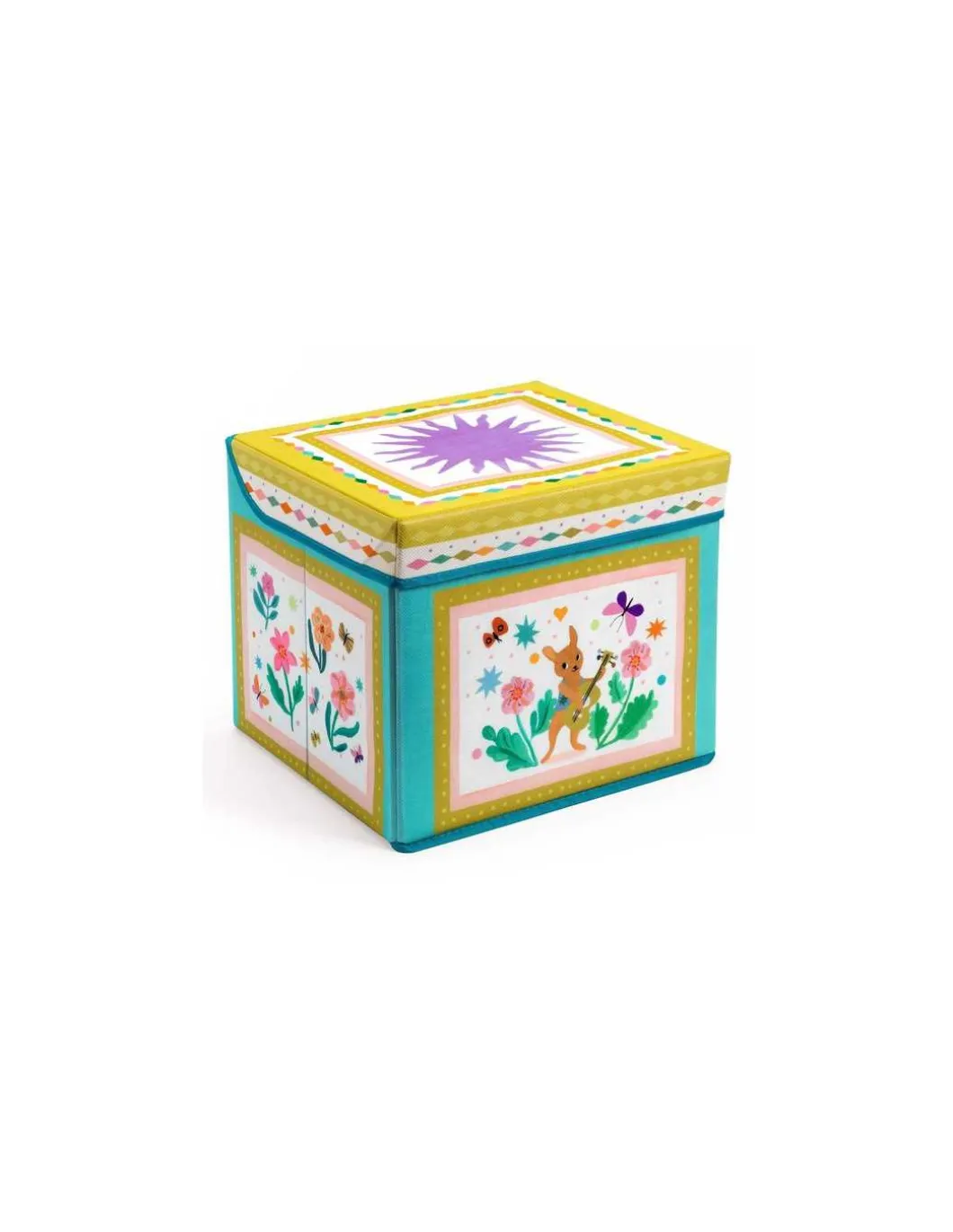 Coffre à jouets siège Roulotte - Djeco