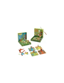 Coffret 4 jeux Ludo Wood - Djeco