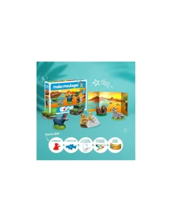 Coffret 6 moules destination savane - Mako moulages