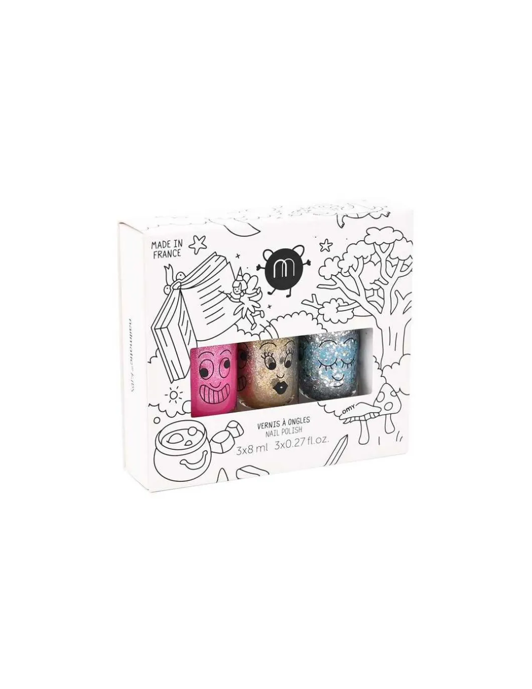 Coffret 3 vernis Féerique