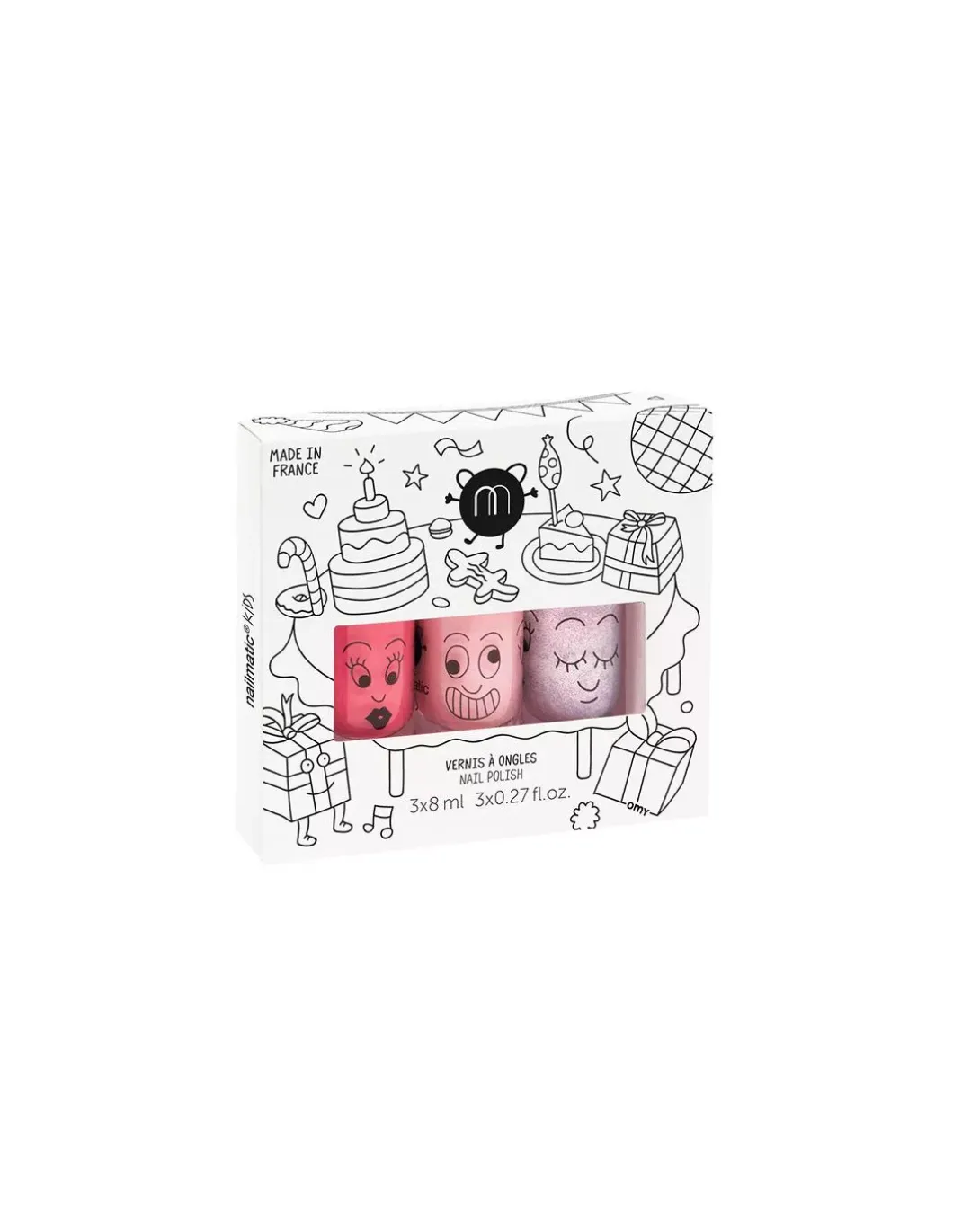 Coffret 3 vernis PARTY