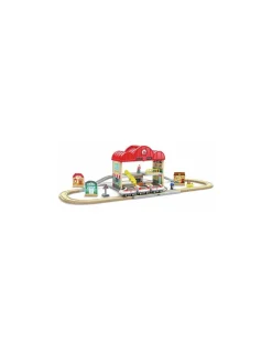 Coffret circuit de train portable - Hape