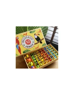 Coffret de 52 billes Jungle - Billes & Co
