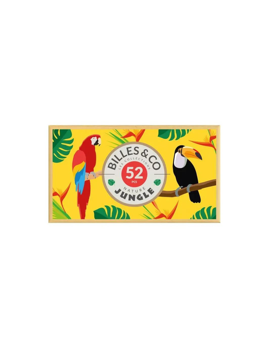 Coffret de 52 billes Jungle - Billes & Co