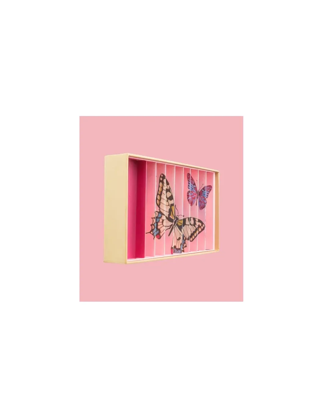 Coffret de 59 billes Papillons Anamorphique - Billes & Co