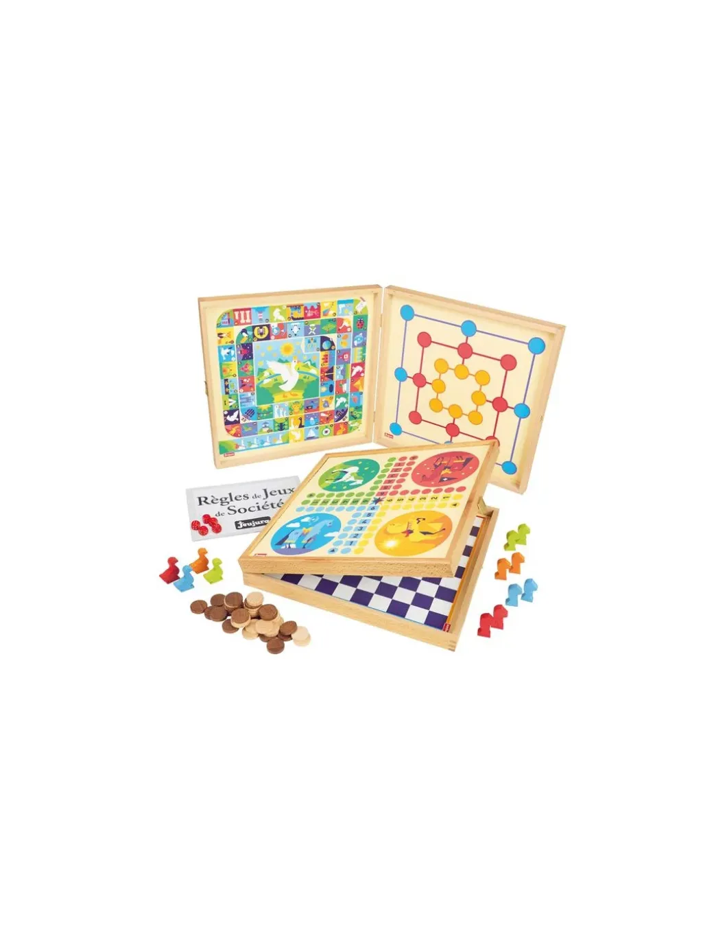 Coffret de jeux classiques - Jeujura