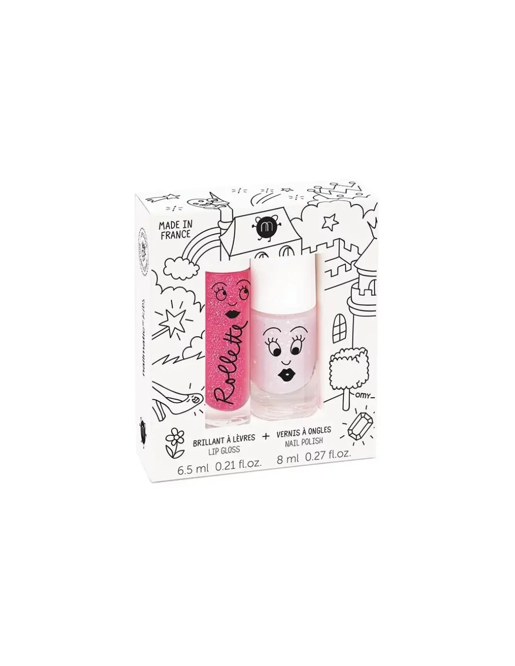Coffret FAIRYTALES vernis et brillant à lèvres