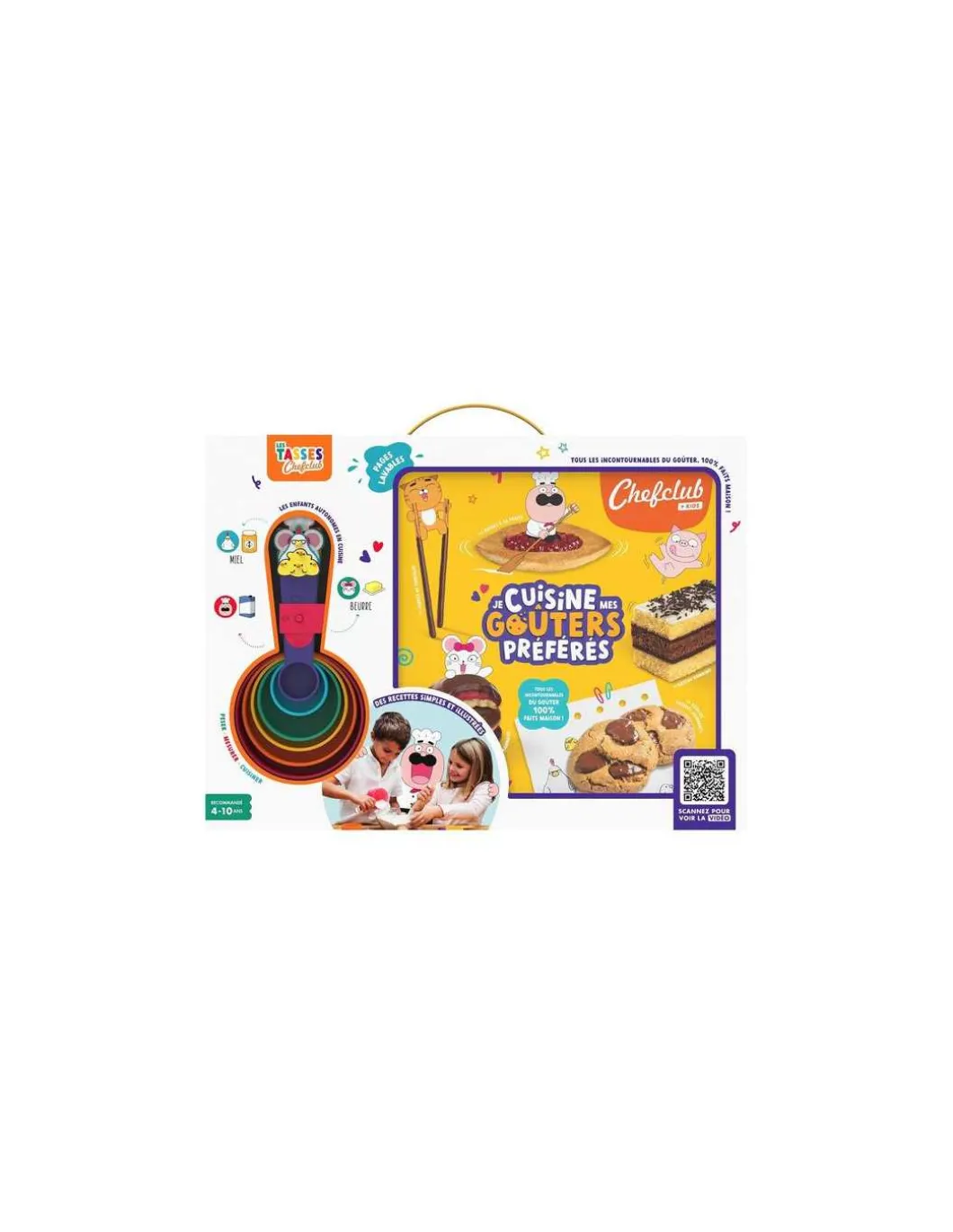 Coffret Je cuisine mes goûters préférés - Chefclub Kids