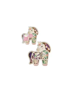Coffret licorne perles en bois - Sycomore