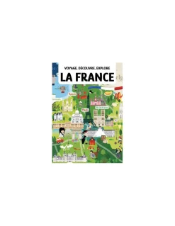 Coffret livre et puzzle La France - Sassi
