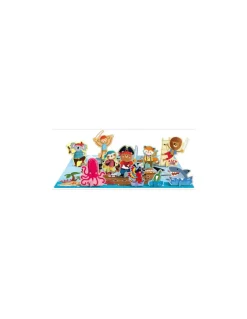 Coffret livre et puzzle Le monde des pirates - Sassi