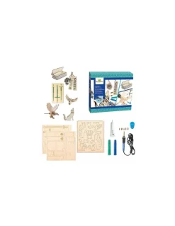 Coffret Maquettes et pyrogravure celtique - Sycomore
