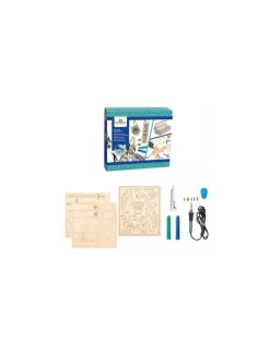 Coffret Maquettes et pyrogravure celtique - Sycomore