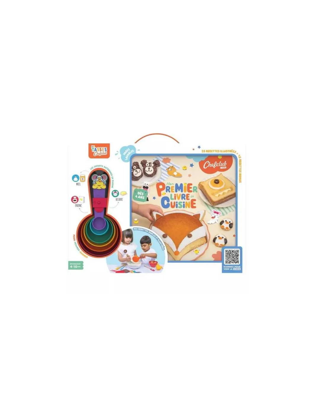 Coffret Mon premier livre de cuisine - Chefclub Kids