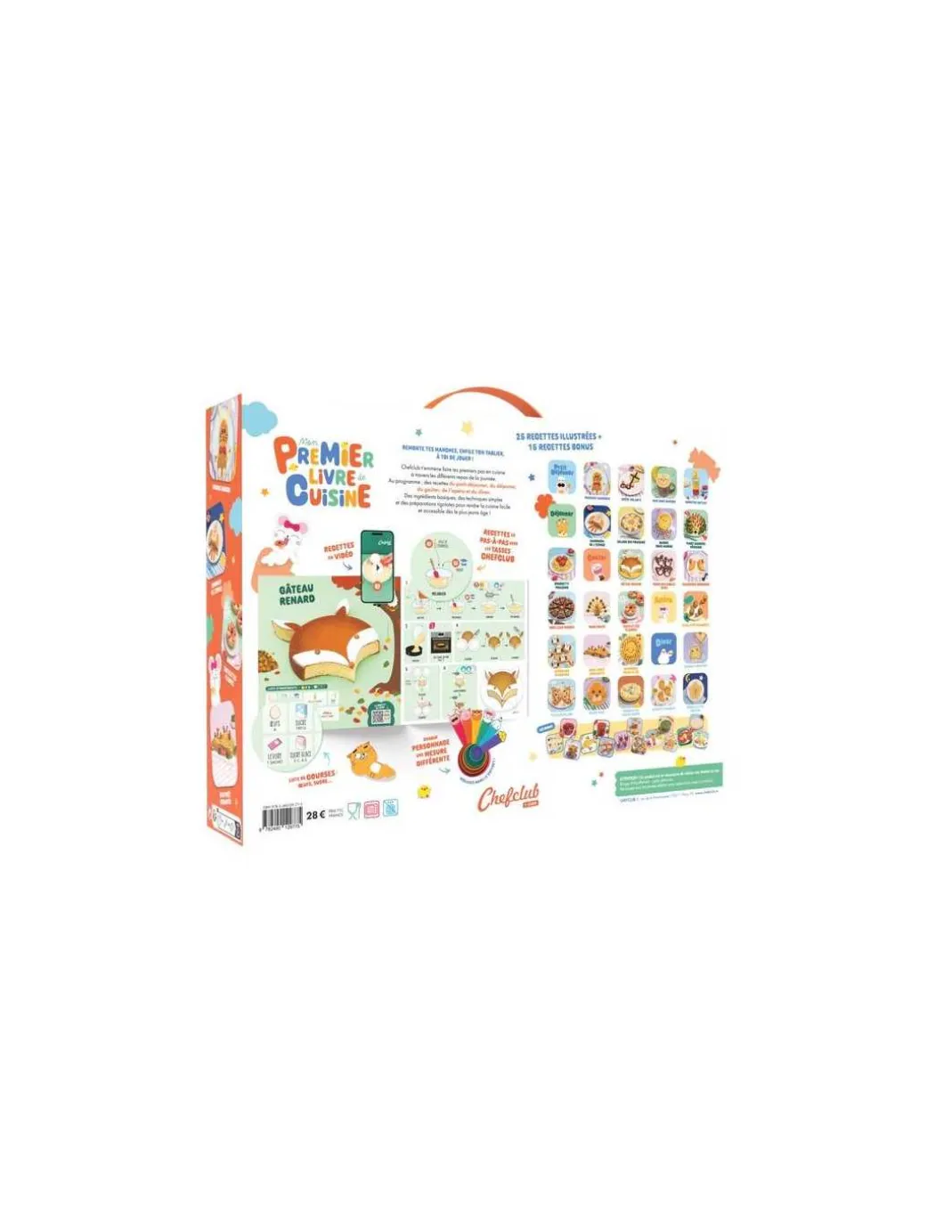 Coffret Mon premier livre de cuisine - Chefclub Kids
