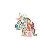 Coffret perles bois tête de licorne - Sycomore
