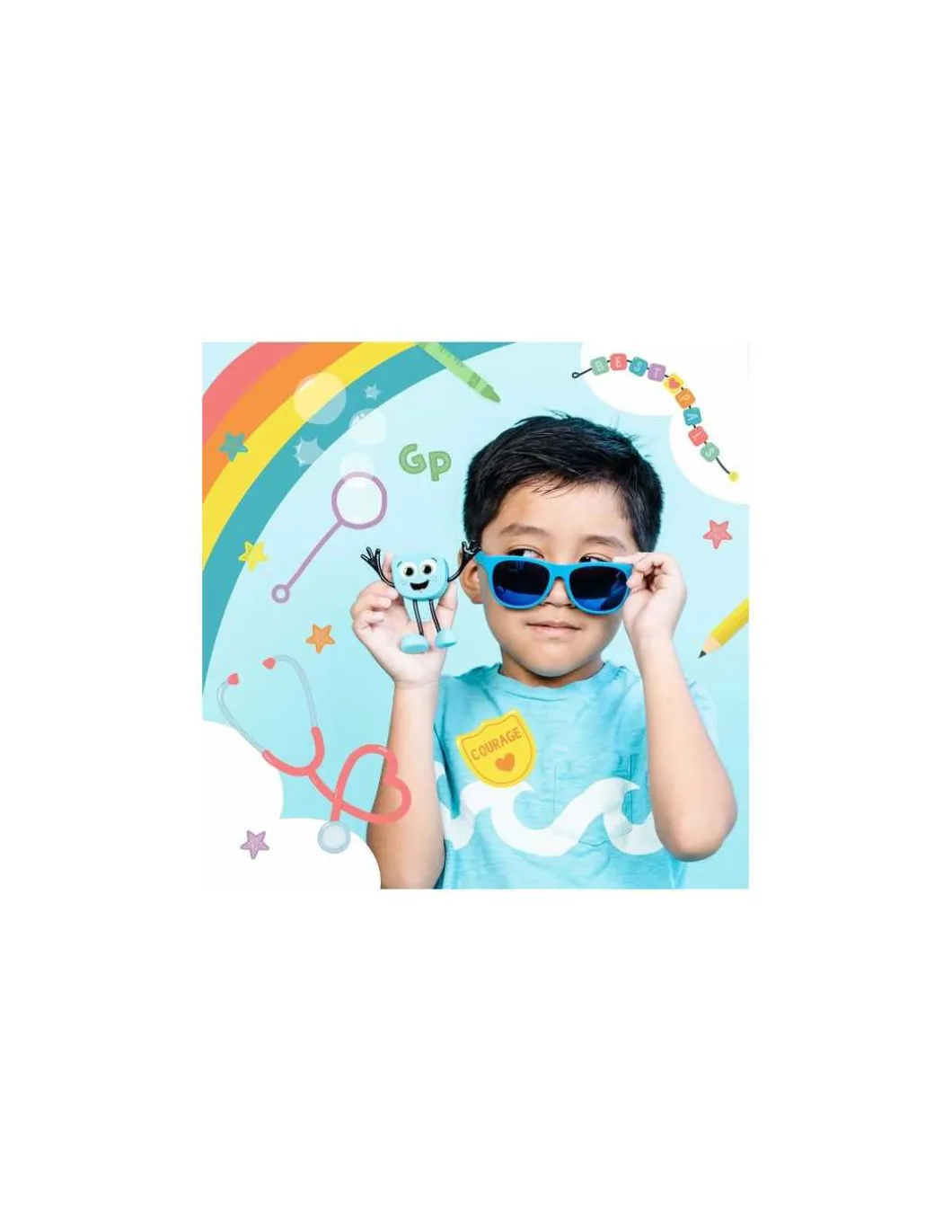 Coffret Personnage bleu Blair - Glo Pals