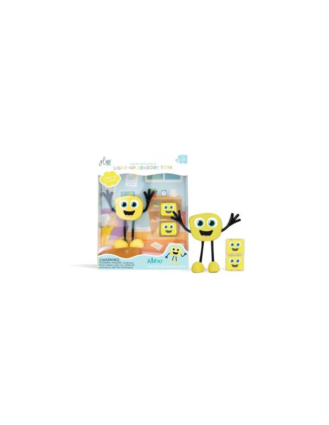 Coffret Personnage jaune Alex - Glo Pals