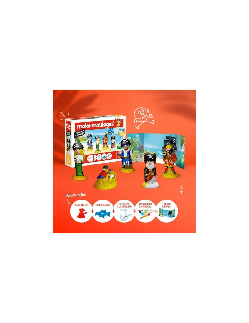 Coffret Pirates à bord - Mako moulages