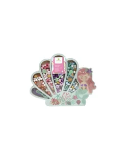 Coffret sirène 400 perles en bois - Sycomore